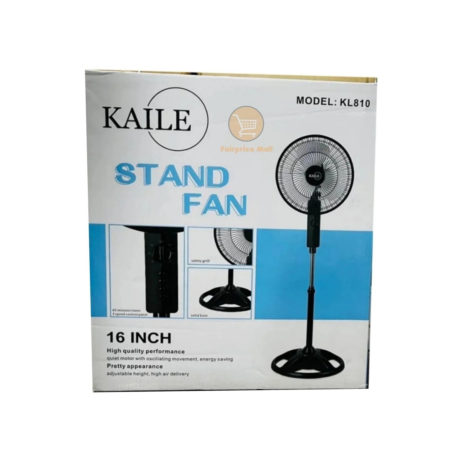 Kaile 16 Inch Stand Fan | KL810 - Fairprice Mall