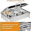 Electric Chafing Dish Buffet Set 3 Pan 9.5...