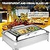 Electric Chafing Dish Buffet Set 3 Pan 9.5...