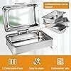 Electric Chafing Dish Buffet Set 3 Pan 9.5...