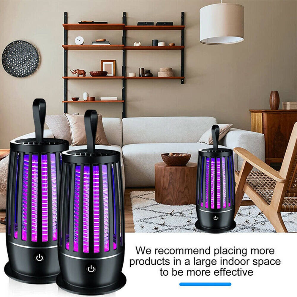 Electric UV Mosquito Killer Lamp Indoor/Outdoor Fly Bug Insect Zapper Trap Catch - Picture 7 of 12