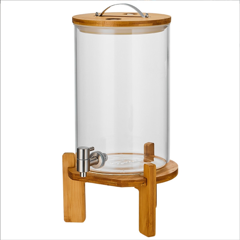 Large capacity high borosilicate glass Self-service drinking wine bucket