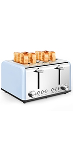 CUSIBOX 4-slice toaster Lavender