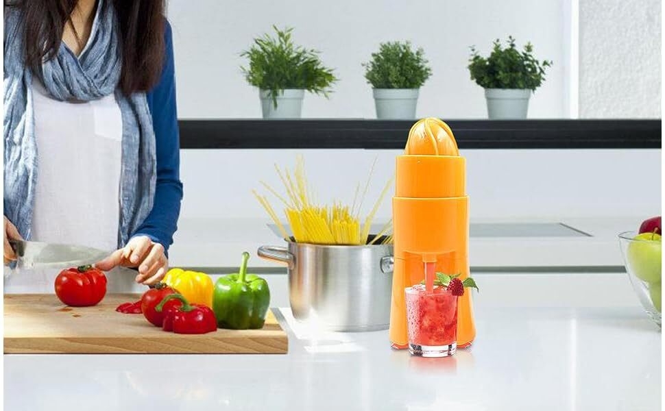 Orange juicer, lemon press