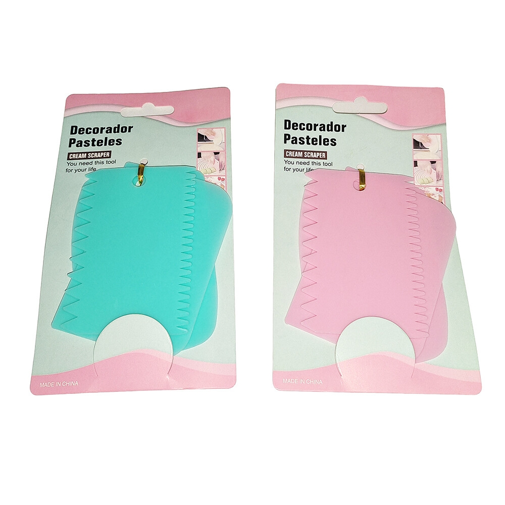 Hot New Products China Suppliers Pastry Tool Pink Plastic Spatula Three-piece Set