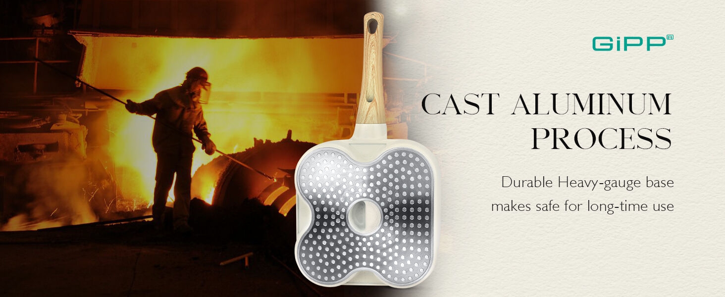 Egg Frying Pan Non stick Pancake Pans Granite Nonstick 3 Hole Frying Egg Omelette