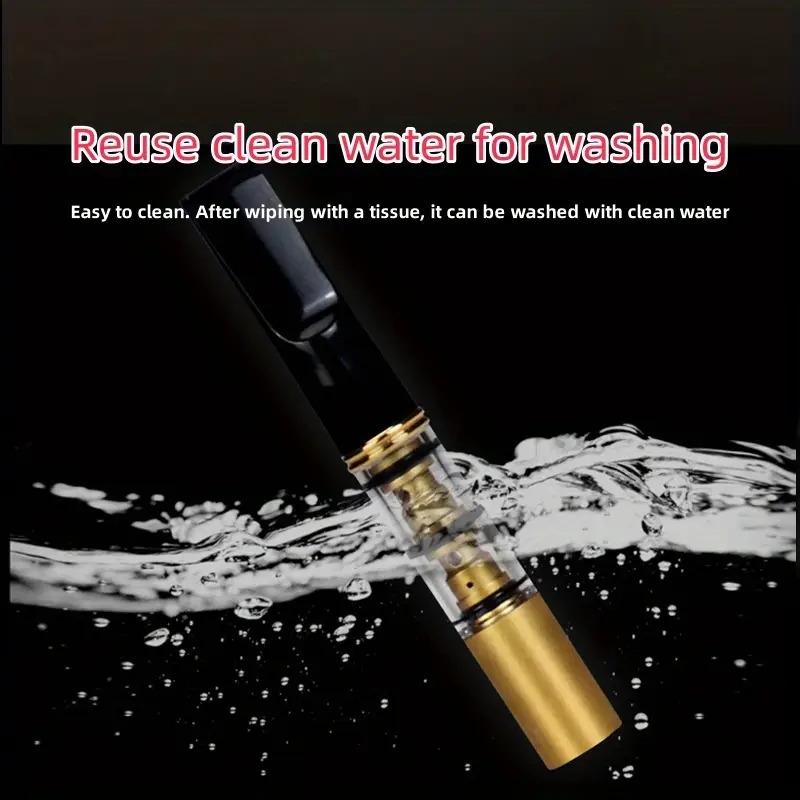 5pcs portable reusable cleaning reduce tar smoke filter holder recirculating double filter cleanable smoking filters thick medium and fine three use smoking filters holder filter tips filter mouthpieces household gadget valentines day gift 2