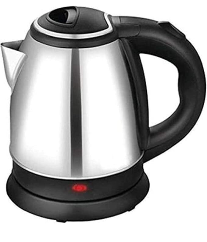 Scarlet Electric Kettle 2.0 Litre Design For Hot Water, Tea,Coffee,Milk, Rice and Other Multipurpose Cooking Foods Kettle silver colour pack of 1