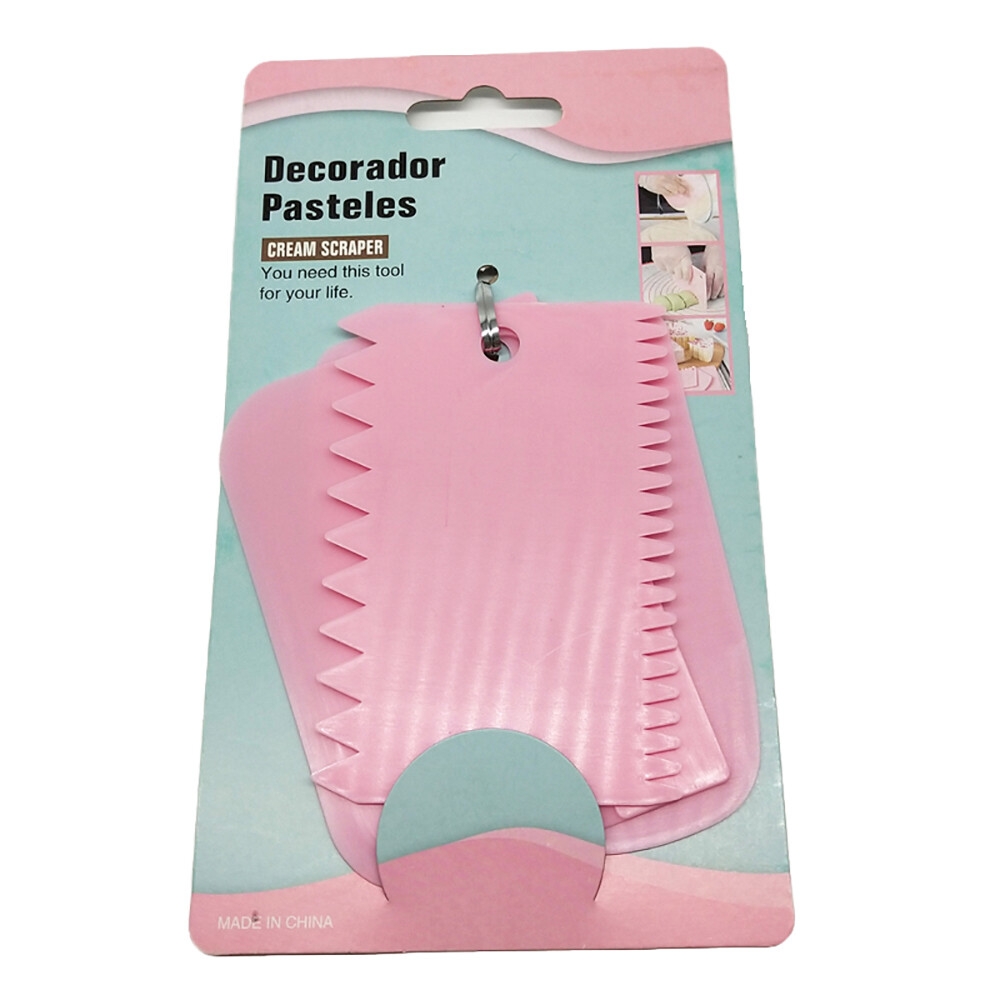 Hot New Products China Suppliers Pastry Tool Pink Plastic Spatula Three-piece Set