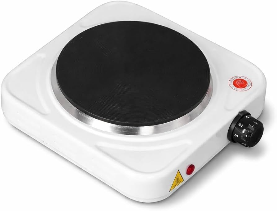 VDHJA Single Burner Electric Hot Plate Stove with Adjustable Temperature  Knob, Compact & Portable Cooking Solution for Office, Dorms, and Travel,  Ideal for Boiling, Frying, and Simmering Food Safely. : Amazon.in: Home