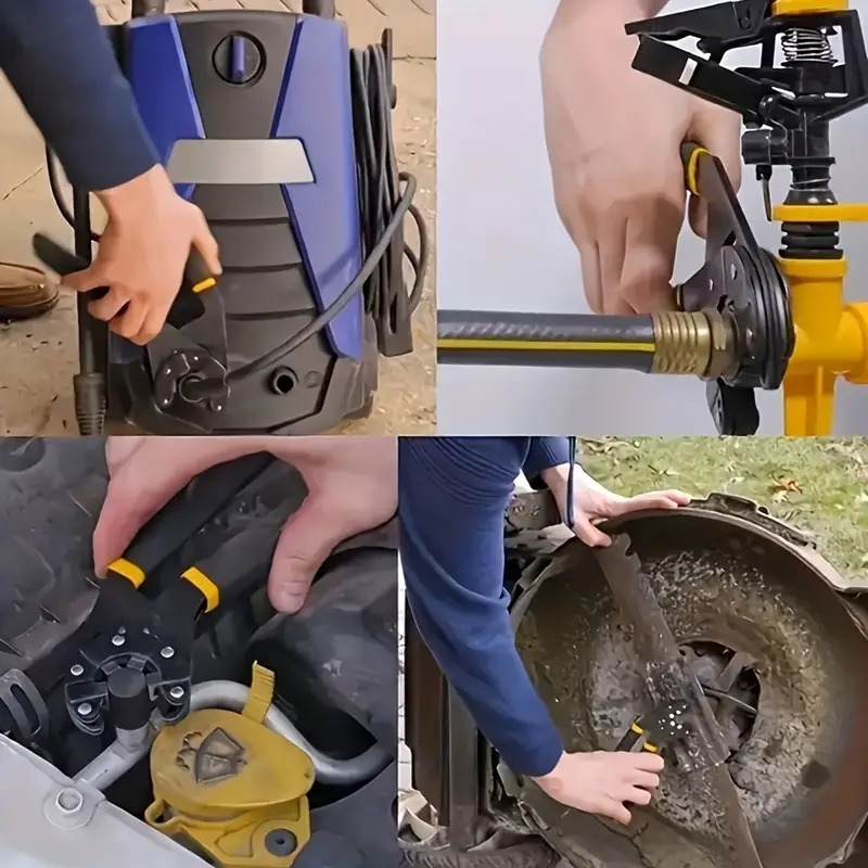 14 in 1 multi purpose wrench set high carbon steel adjustable open end spanner sawtooth design with tight bite mechanical operation no   ideal for diy electrical mechanical motorcycle bicycle repair tools 6