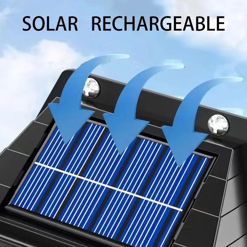 1pc new solar tungsten wall lamp 3 modes outdoor villa garden courtyard waterproof decoration induction lantern small night lamp details 5