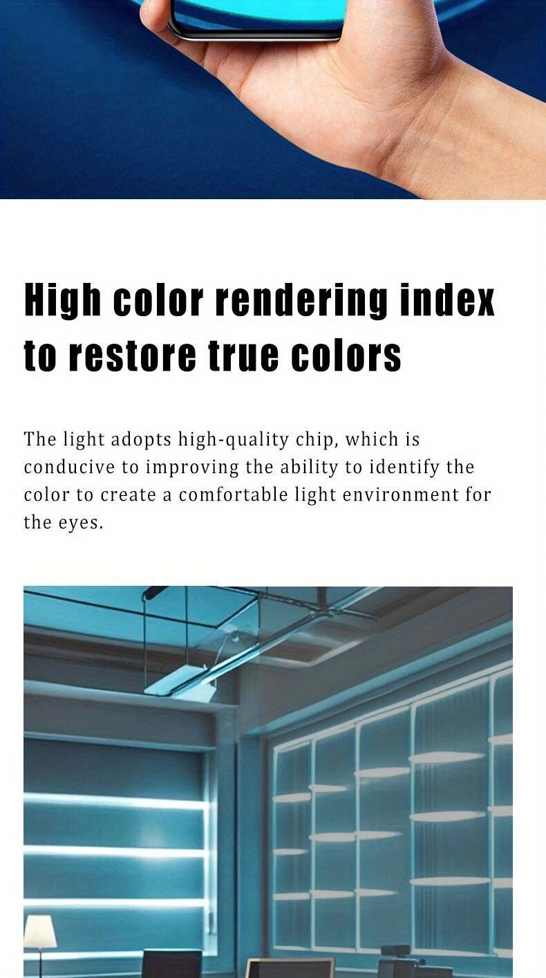 1条冰蓝色led霓虹灯带，39.37-196.85英寸usb供电，可弯曲管状设计配白色连接器——适用于卧室、客厅、玄关、走廊、室内外装饰，diy创意照明，按键开关控制，霓虹灯墙面装饰 详情 4