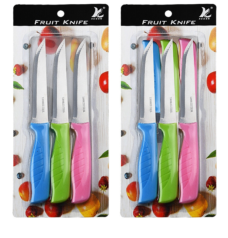 Fruit Knife Set Kitchen Knife Sets High Quality Multifunctional Stainless Steel Metal Customized Logo Knives Set