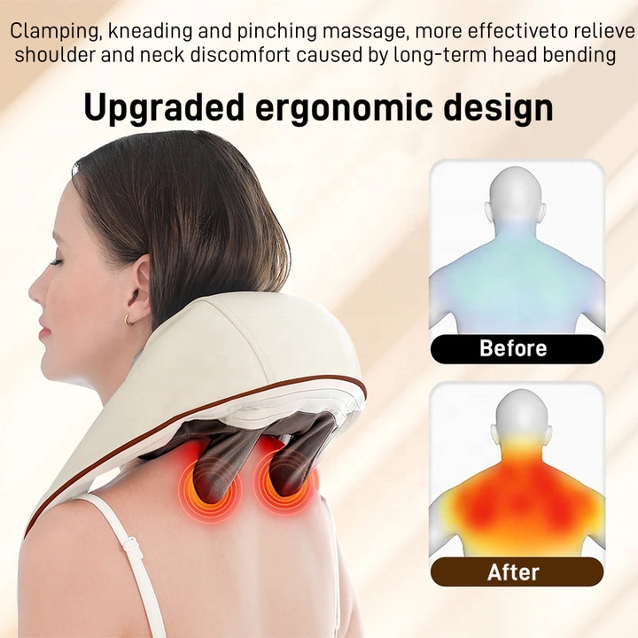 Hot Selling Back Massagers for Neck and Massage Beltneck Shoulder Massagerneck Massager With Heat