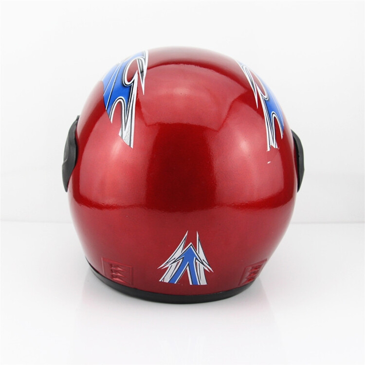 Low Price Cool Black Retro Vintage Full Face Motorcycle Helmets for Sale