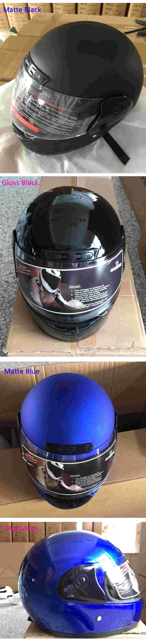 Low Price Cool Black Retro Vintage Full Face Motorcycle Helmets for Sale