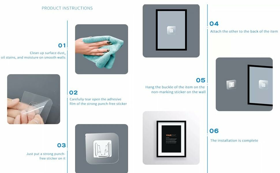 self adhesive hooks