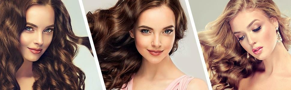 Wireless Auto Curling Iron Wand Cordless Automatic Hair Curler