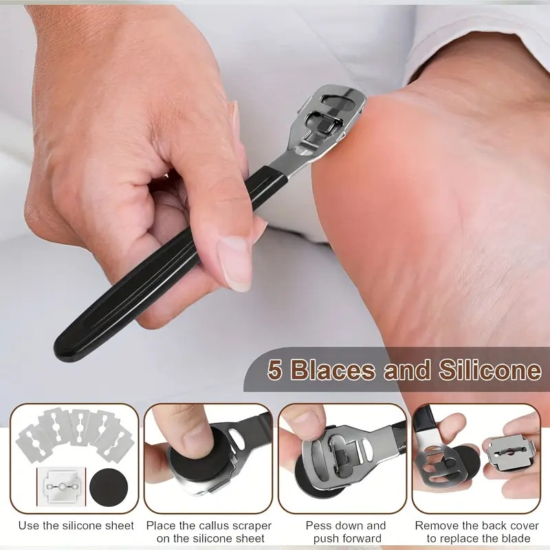 26 in 1 professional pedicure tools set stainless steel foot care kit foot rasp dead skin remover pedicure kit for men women travel 0 62lb 9