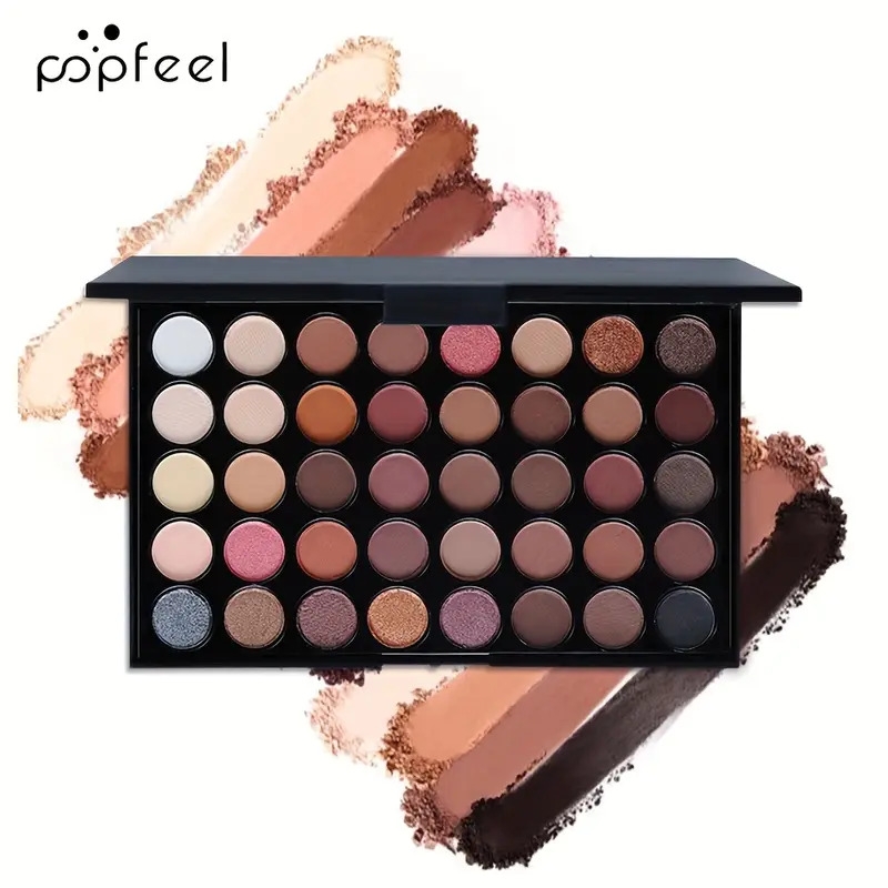 40 colors eyeshadow palette set with matching brushes complete eye makeup kit for stunning looks 2