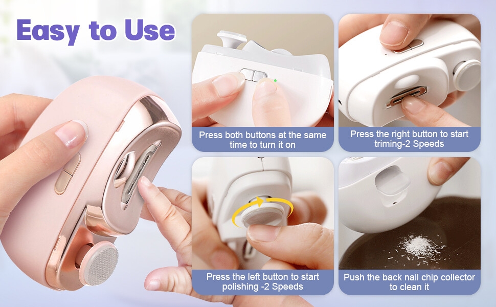 Electric Nail Clippers for Seniors Nail Trimmer