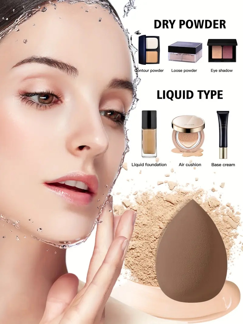 a set of 40 makeup brushes featuring palm brushes and nylon bristles suitable for normal skin with abs handles including 20 brushes 4 sponges 4 mini sponges 4 triangular sponges 4 mini sponges a cleansing sponge a headband and 2 wristbands details 1