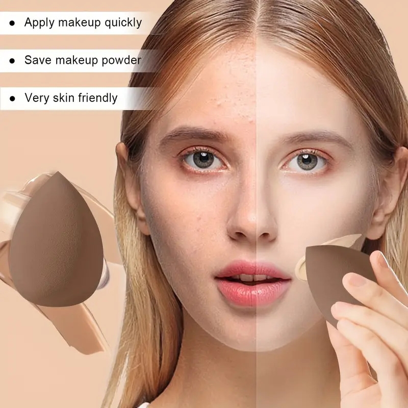 a set of 40 makeup brushes featuring palm brushes and nylon bristles suitable for normal skin with abs handles including 20 brushes 4 sponges 4 mini sponges 4 triangular sponges 4 mini sponges a cleansing sponge a headband and 2 wristbands 5