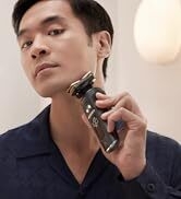 Philips Shaver Series 9000 Prestige Wet & Dry Electric Shaver with SkinIQ Technology, NanoTech Du...