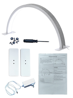 Half Moon Light Nail Lamp for Desk