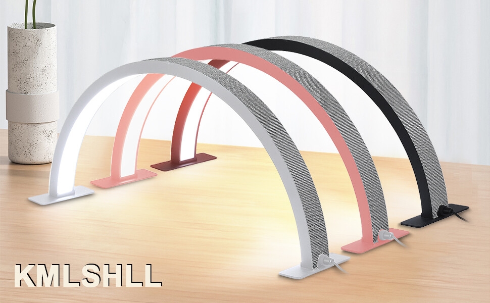 Half Moon Light Nail Lamp for Desk