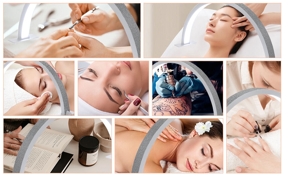 Half Moon Light Nail Lamp for Desk