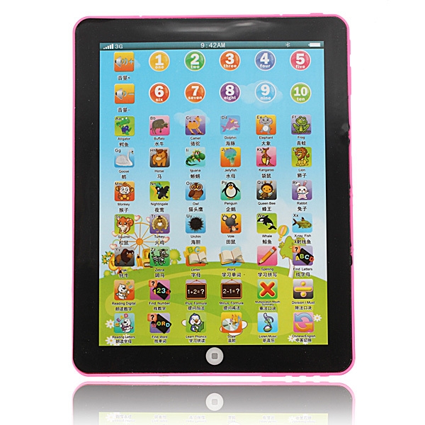 Kid Pad Learning English Educational Mini Tablet Toy Teach (Color may Vary)