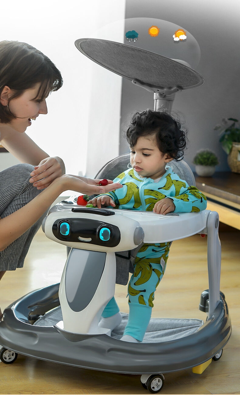 Adjustable Baby Walkers/3-in-1 Activity Baby Push Walker, Age 6 months+ swivel simple baby walker with wheels and seat Trotter