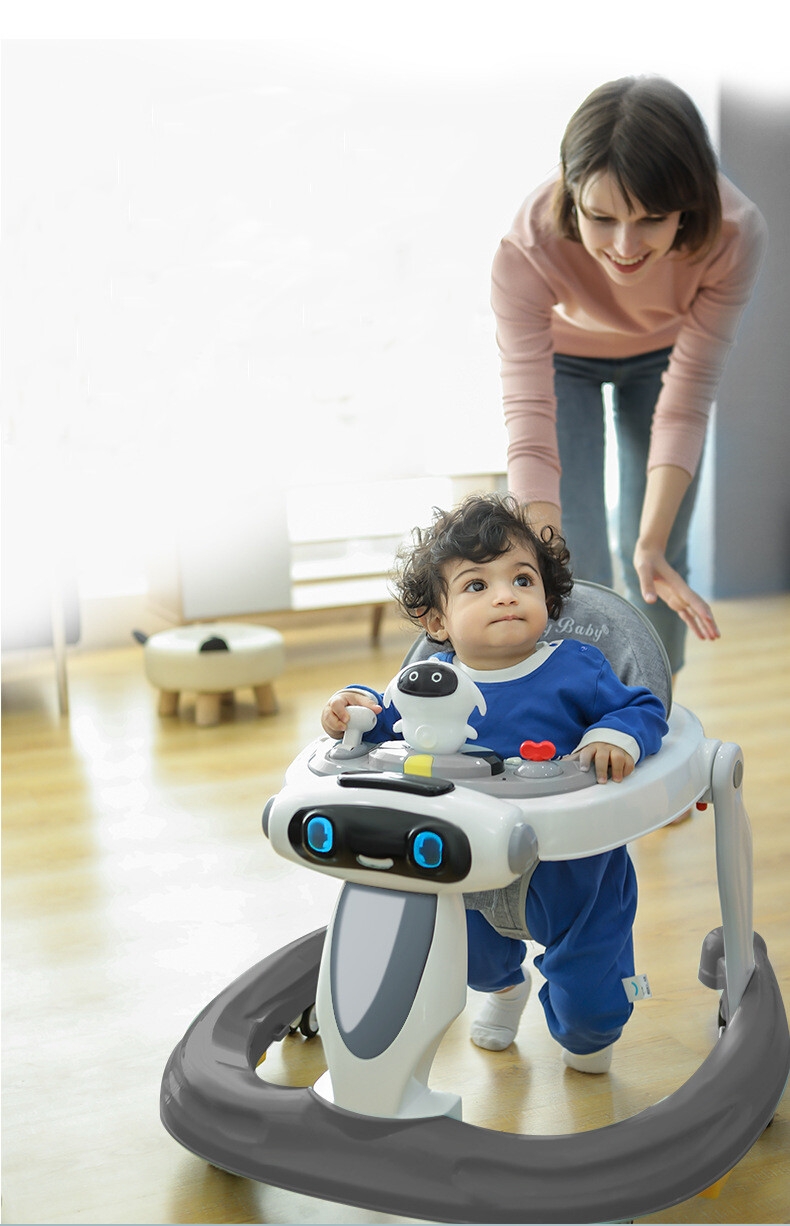 Adjustable Baby Walkers/3-in-1 Activity Baby Push Walker, Age 6 months+ swivel simple baby walker with wheels and seat Trotter