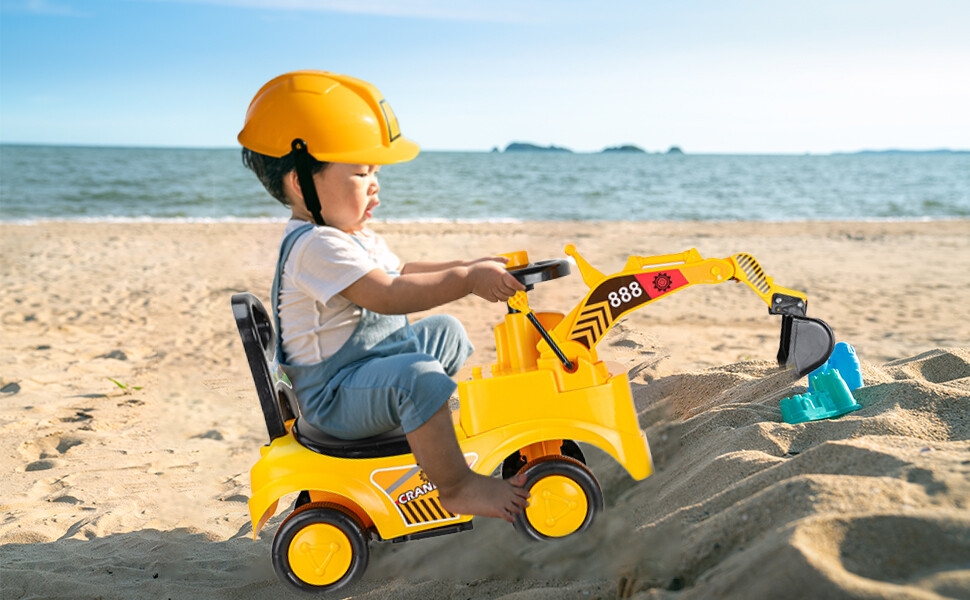 Webby Ride-on Baby Car| Push Car | Comfortable Seats with Backrest