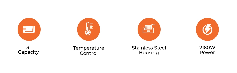 Deep Fat Fryer frying basket burgers chips fish chicken doughnuts fritters Frying oil free fryer