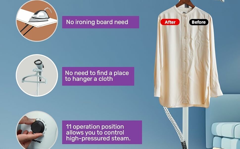 Geepas 2000W Garment Steamer