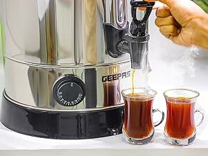 Geepas Electric Catering Urn, 1650W Instant Hot Water Boiler Dispenser