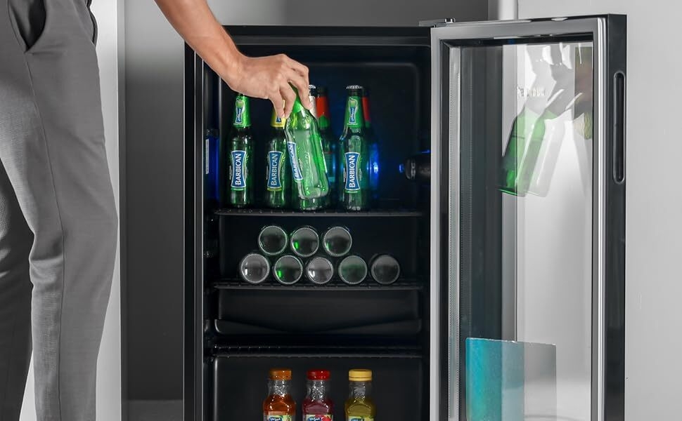 Geepas 120 L Showcase Chiller