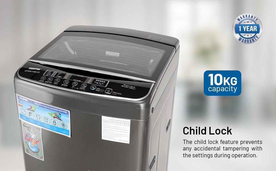 Automatic Top Loader Washing Machine 10kg