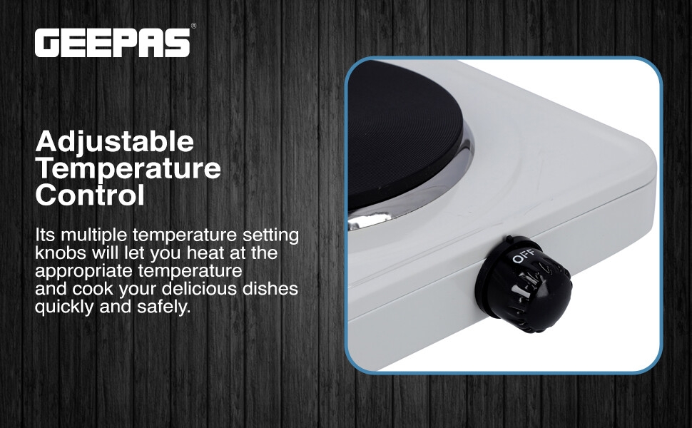 Double Hotplate ;Adjustable Temperature; GHP32014;Geepas