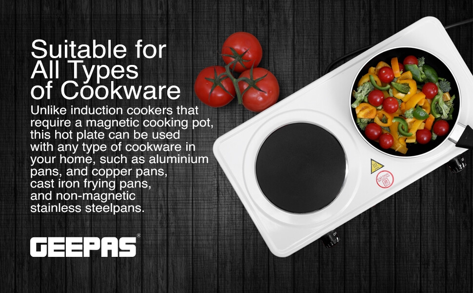 Geepas Double Hotplate; GHP32014