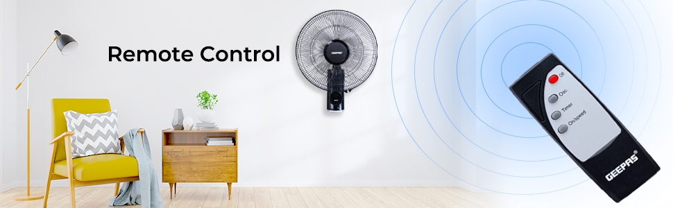 Geepas 16-Inch Wall Fan