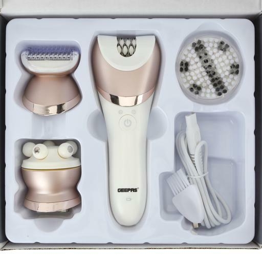 display image 14 for product Geepas GLS86053 Lady Shaver Set - Electric Hair Remover - Detachable Shaving Head- On/Off Switch- LED Indicator Light- Ideal to Remove Unwanted Hair