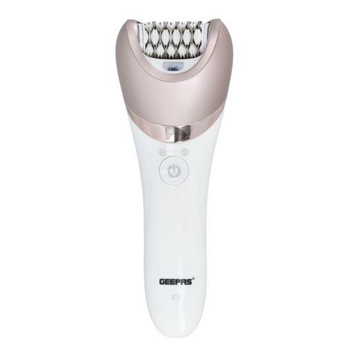 display image 8 for product Geepas GLS86053 Lady Shaver Set - Electric Hair Remover - Detachable Shaving Head- On/Off Switch- LED Indicator Light- Ideal to Remove Unwanted Hair