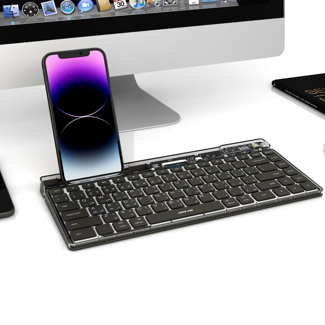 Transparent Keyboard Scissor Foot Structure