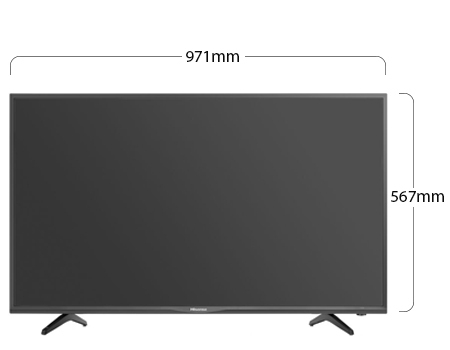 Hisense 43 Smart Full HD LED TV 43A4G - Online Shopping Site for  Electronics, Home Appliances, Computers & Laptops