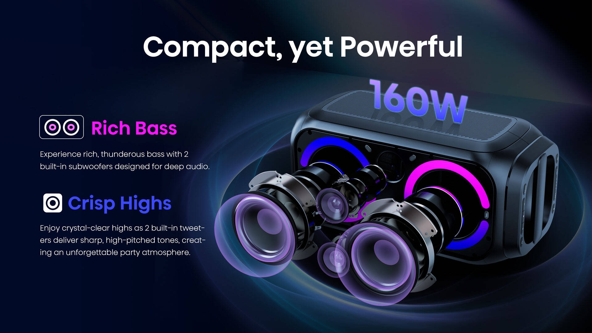 Hisense PR160 | Party Rocket Portable Speaker