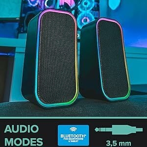 Speedlink Token RGB Gaming Speakers Bluetooth 